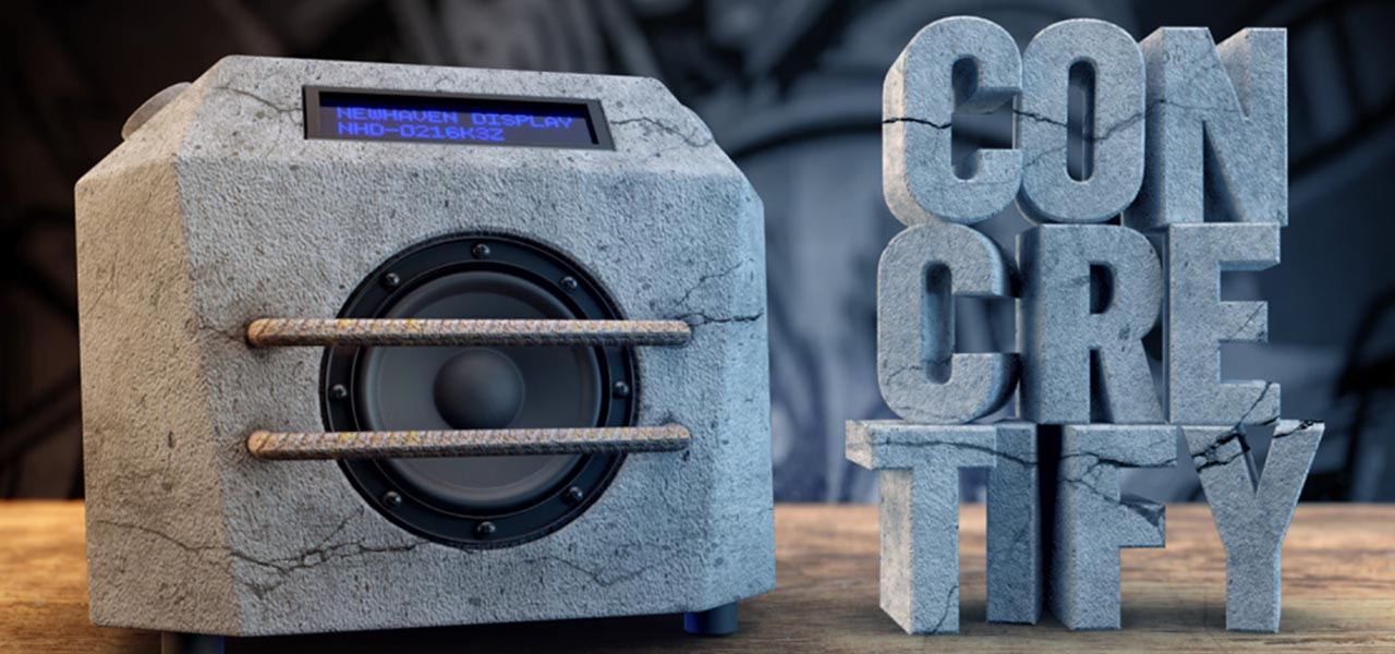 Concretify motion design and 3D experiments project hero image
