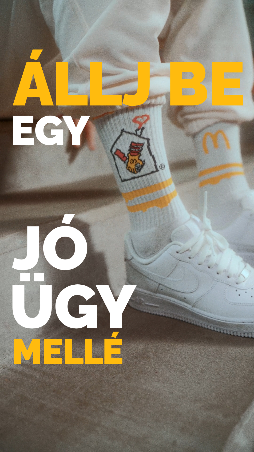 McDonald’s Charity Socks Campaign motion design and campaign visuals case study still frame 2