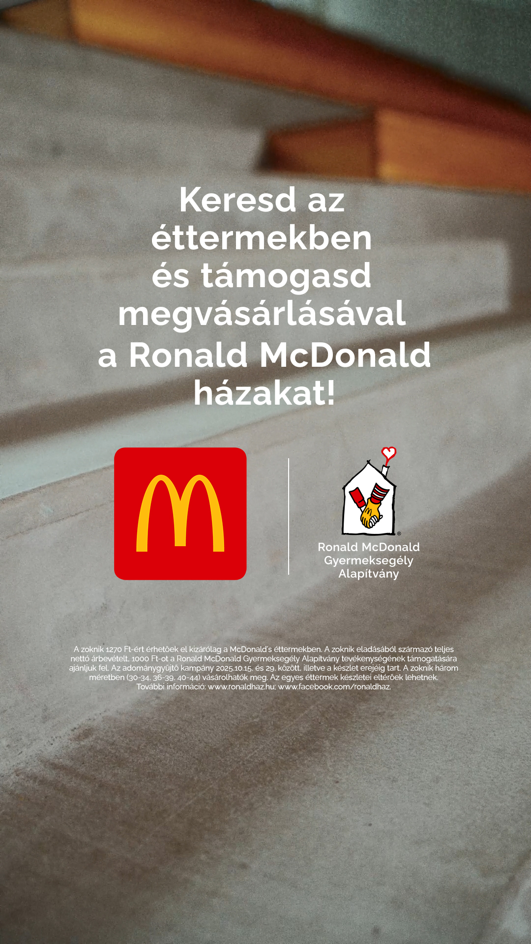 McDonald’s Charity Socks Campaign motion design and campaign visuals case study still frame 3