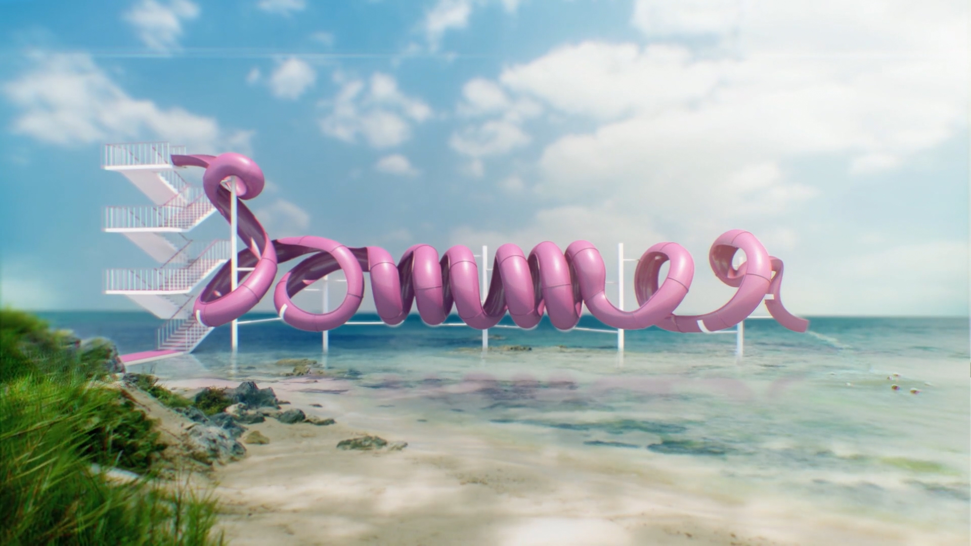 TV3 Summer Waterslide motion design and campaign visuals case study still frame 4